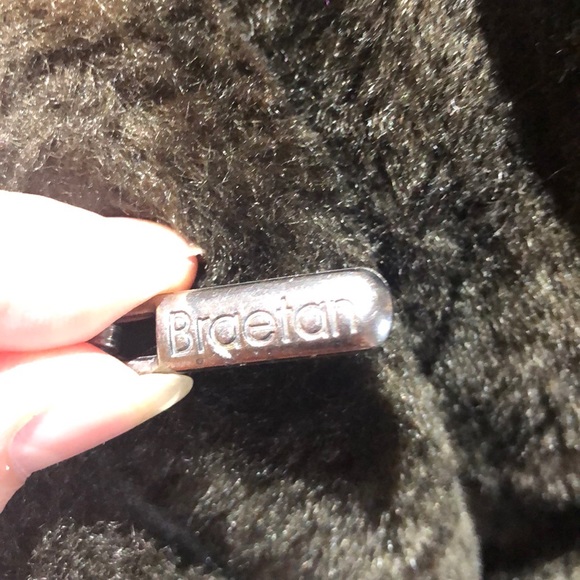 Vintage Braetan Faux Fur Dark Brown Coat Size18/20 - Picture 6 of 10